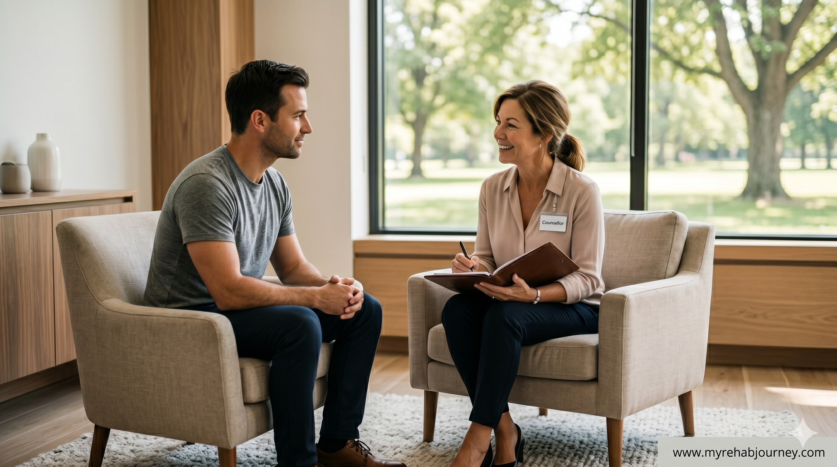 A counselling session
